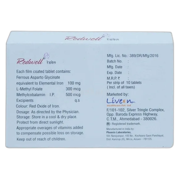 redwell tablet 10's